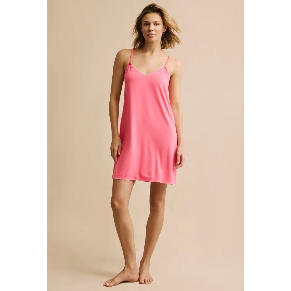 Lake Dream Modal Cami Nightgown in Winterberry Medium Sleep Dress Loungewear - Picture 3 of 13
